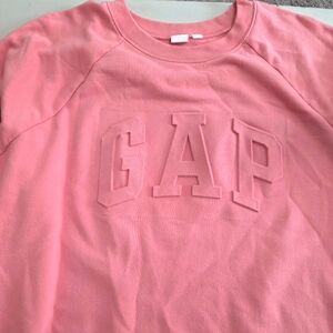 GAP Women Light Pink Logo Sweatshirt